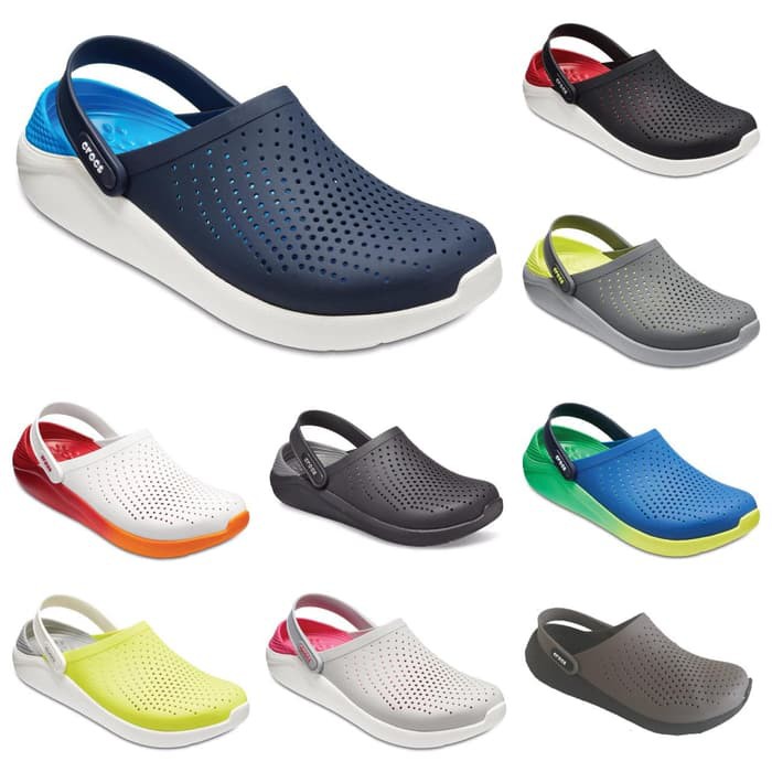 white classic clog crocs