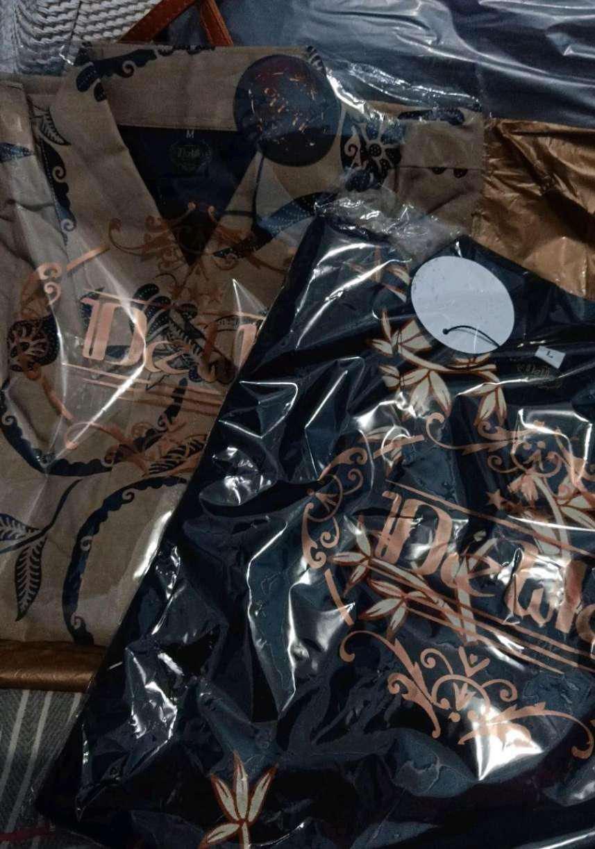 Baju Batik Furing Pria Lengan Panjang Slim Fit Modern Kemeja Batik Jawa Solo Slimfit Premium Pcw007