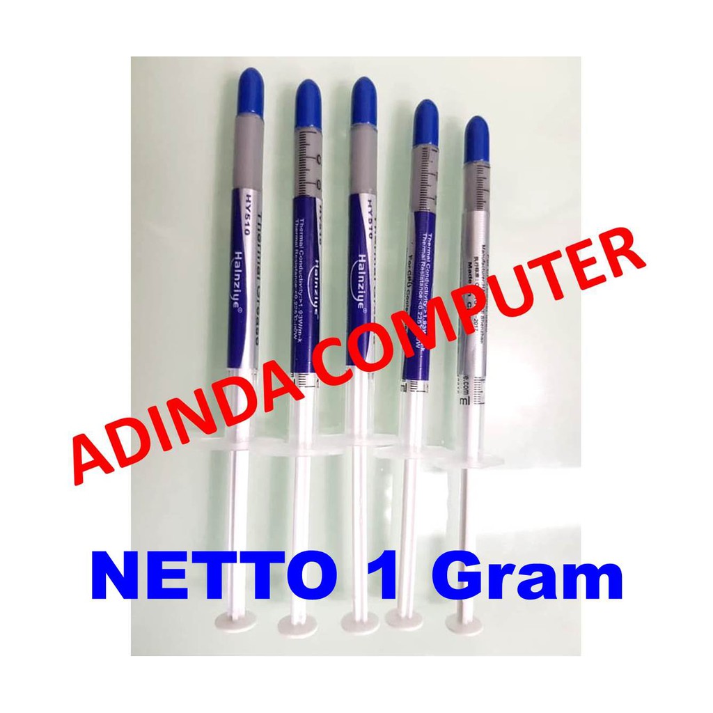 Pasta Processor Thermal Paste Thermal grease HY510 Suntik kecil