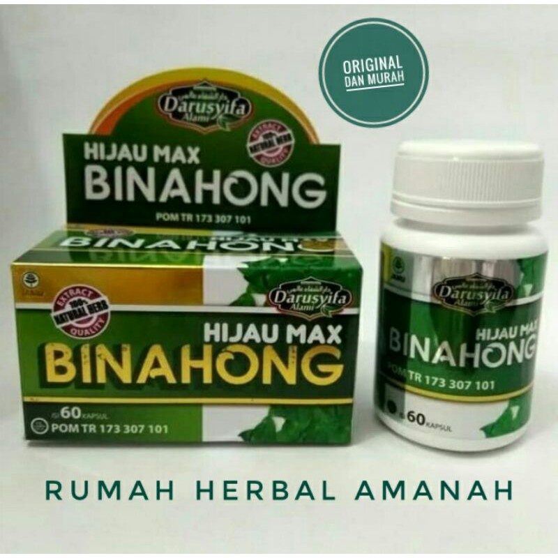 

Binahong kapsul Hijau Max Darusyifa
