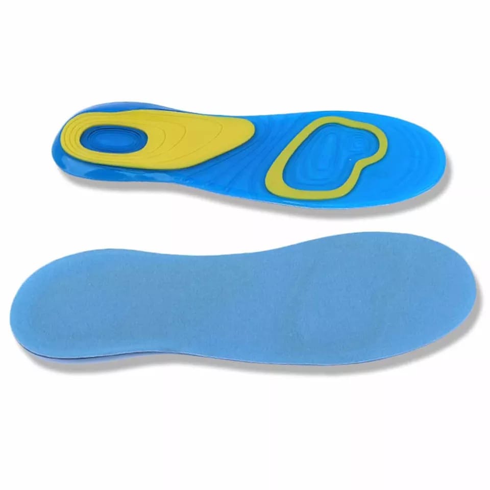 SEPASANG INSOLE PREMIUM SILICON GEL INSOLE SEPATU ALAS SEPATU PRIA DAN WANITA UNTUK JALAN JAUH ANTI KAKI PEGAL ORTHOTIC ARCH SUPPORT RUNNING GEL INSOLES