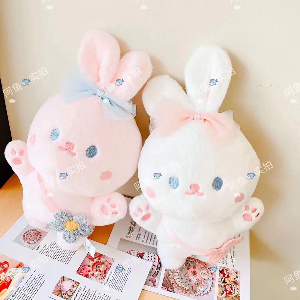 Boneka Bunny Pita Lucu  Anti Allergy Doll Boneka Bayi Super Soft Bahan Plush