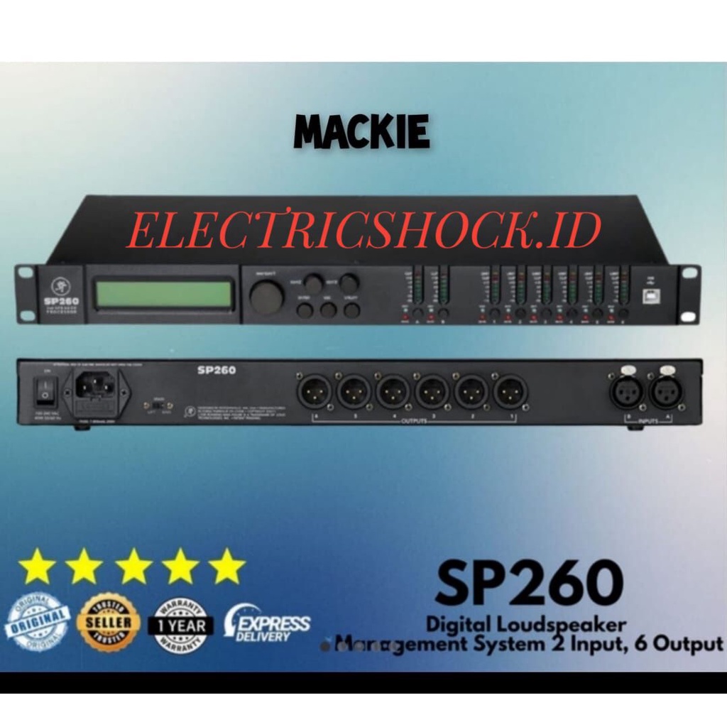 SPEAKER MANAGEMENT MACKIE SP 260 / MACKIE SP260 ORIGINAL