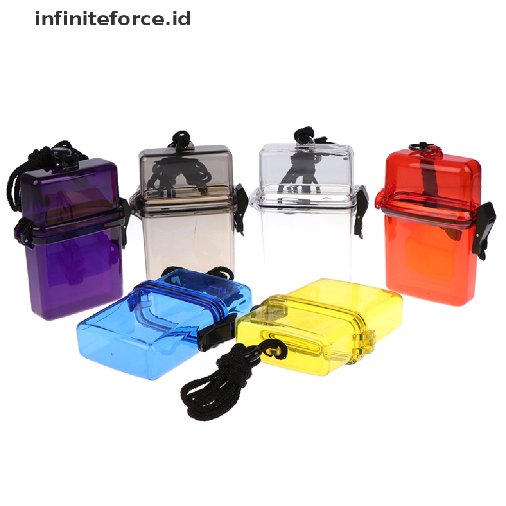 (Infiniteforce.Id) 1pc Kotak Holder Kunci / Uang Bahan Plastik Anti Air Untuk Outdoor