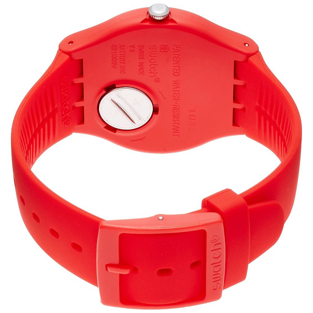 SWATCH SUOR707 Jam Tangan Wanita Original Red Me Up