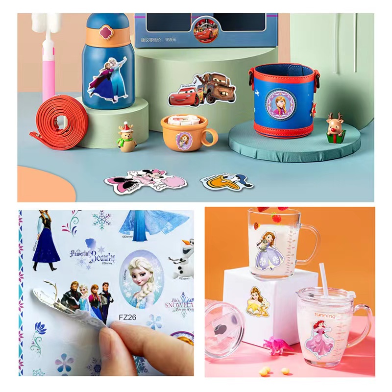 Stiker Buku anak-anak Sticker kids toys princess sofia elsa frozen mickey mouse stiker kecil tempelan disney