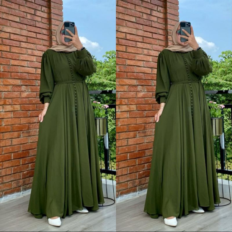 (SIAP KIRIM) GAMIS MAXY 1000 KANCING VIRAL 2022 CERUTY BABYDOLL POLOS PREMIUM
