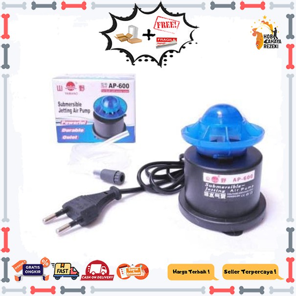 Yamano AP 600 AP600 Mesin Aquarium Gelembung Jetting Pump Pompa Udara