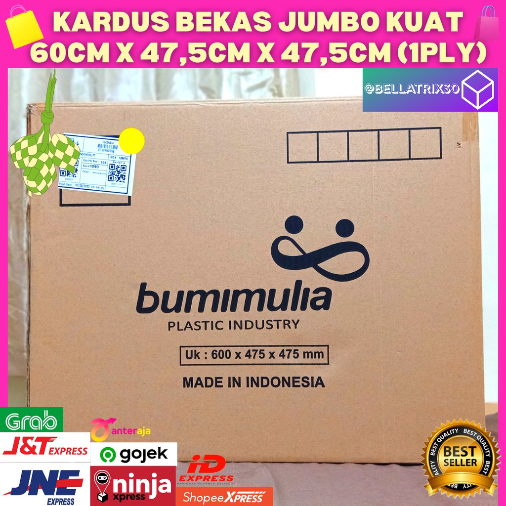 Kardus Pindahan Besar/Box Kardus Besar/Dus Besar/Kardus Bekas Jumbo/Kardus Jumbo Untuk Pindahan