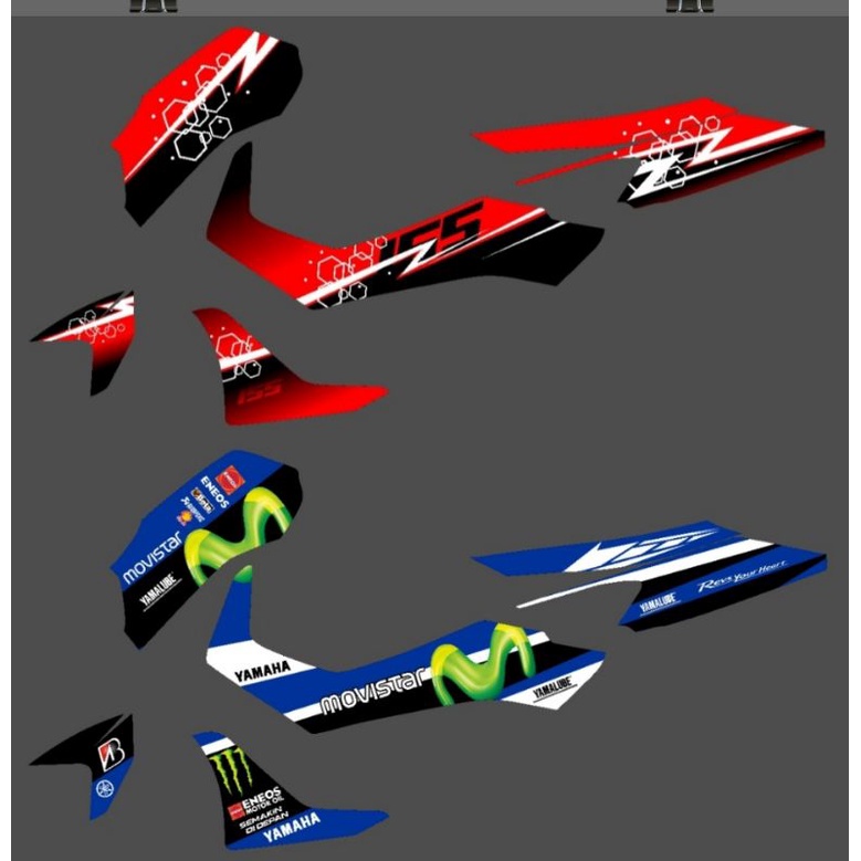 Striping Nmax / N Max New 2020 2021 Variasi Yamaha Sticker Stiker Skotlet Motor List Scotlite Lis
