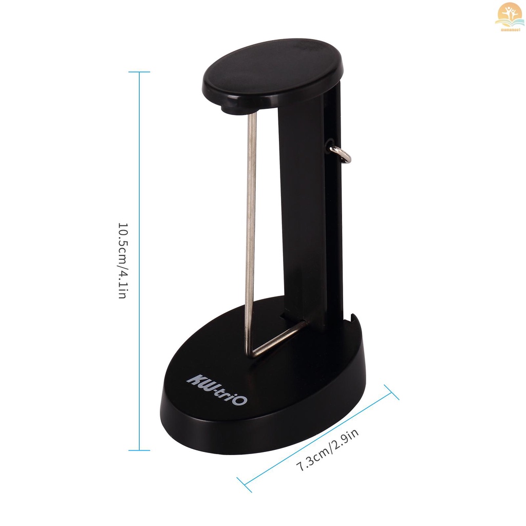 KW-trio Desk Receipt Holder Spike Stick with Hook Safety Protective Cover Design Check Spindle Bill Notes Paper Memo Fork Restaurant Ticket Holder