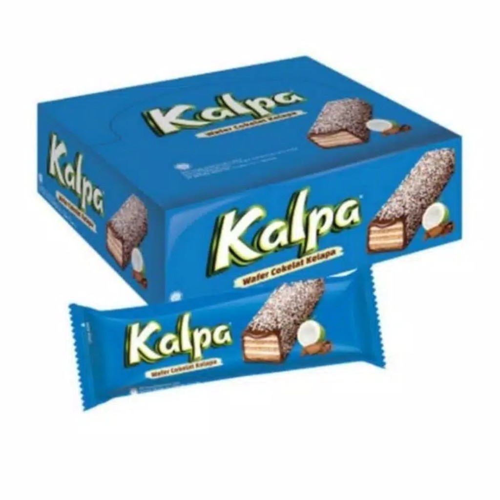 

Kalpa Wafer Coklat Kelapa 1 Box isi 12pcs