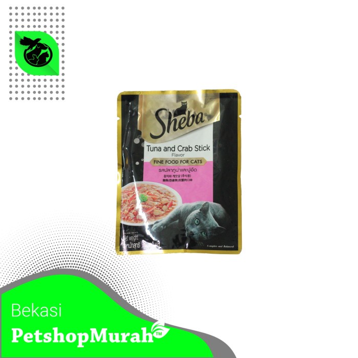 Sheba Pouch 70 Gram / Wet Food Pouch Sachet 70 Gr