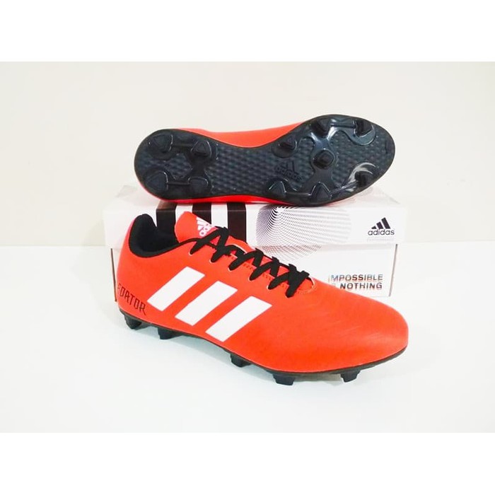 Olahraga SEPATU BOLA Adidas Predator 18 FG Murah Berkualitas (Red Black)