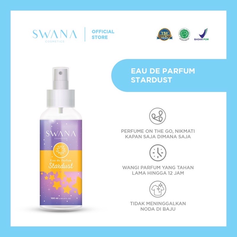 SWANA Eau De Parfum Indonesia / Facial Wash Cleanser Toner Essence Mist Serum Day Night Eye Cream Sunscreen Mask Masker Gel / Body Lotion Scrub Parfume / Brightening Whitening Acne Spotless Face Fragrance / Hanasui Cosmetics Skincare Paket Set Face Wajah