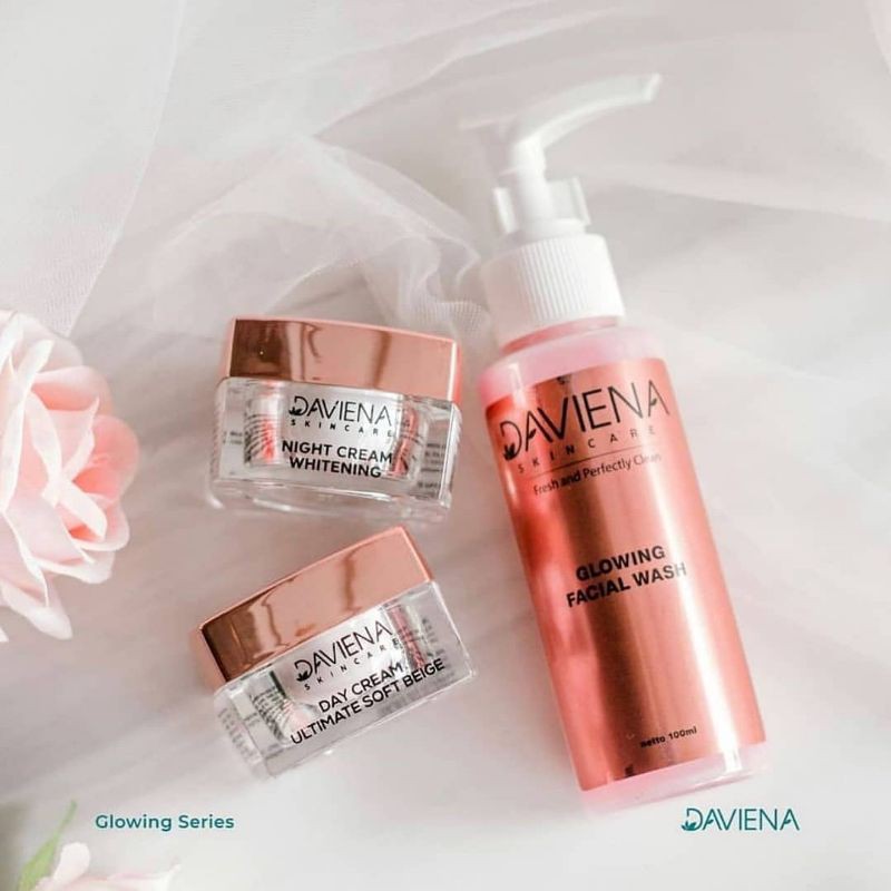 PAKET HEMAT GLOWING SERIES DAVIENA SKINCARE