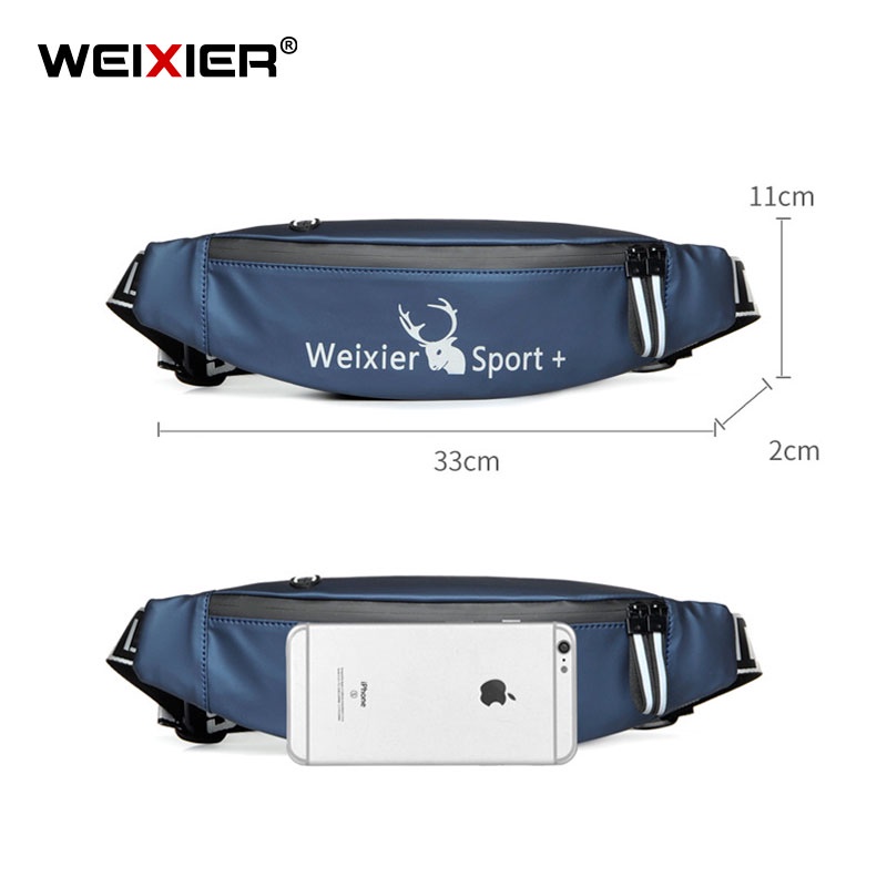 WEIXIER 9561 Tas Selempang Pria Waistbag Anti Air WK-SBY