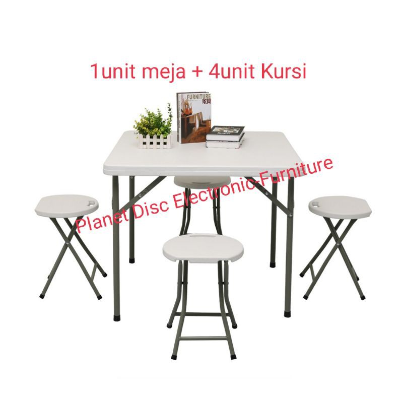 Meja Lipat Plastik  Meja Makan  Folding Table  Meja Cafe  Meja Teras  Meja Restoran  Meja Taman