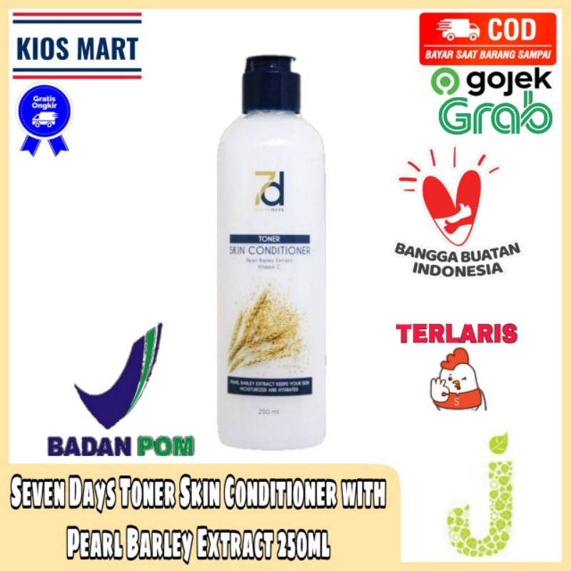 Seven Days Toner Skin Conditioner With Pearl Barley Extract 250ml