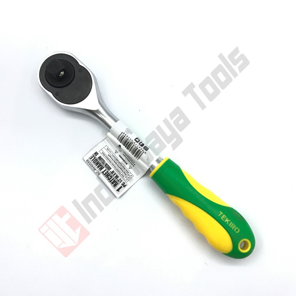 TEKIRO SC-RH0559 Ratchet Handle 0.5 x 10 Inch - Gagang Kunci Sok Rachet Otomatis