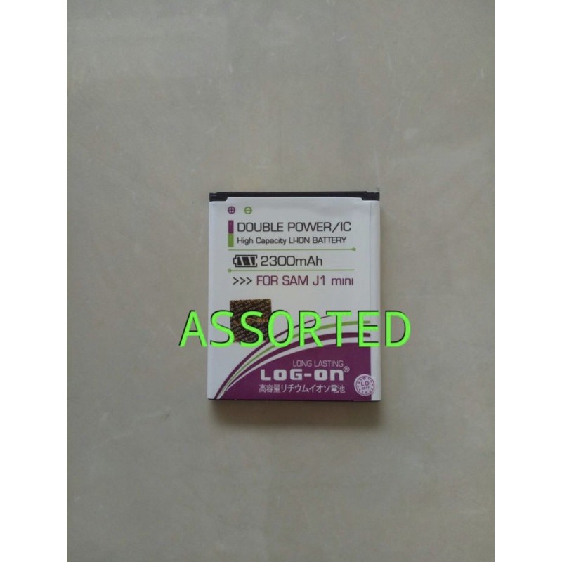 BATERAI LOGON LOG ON DOUBLE POWER SAMSUNG J1 MINI