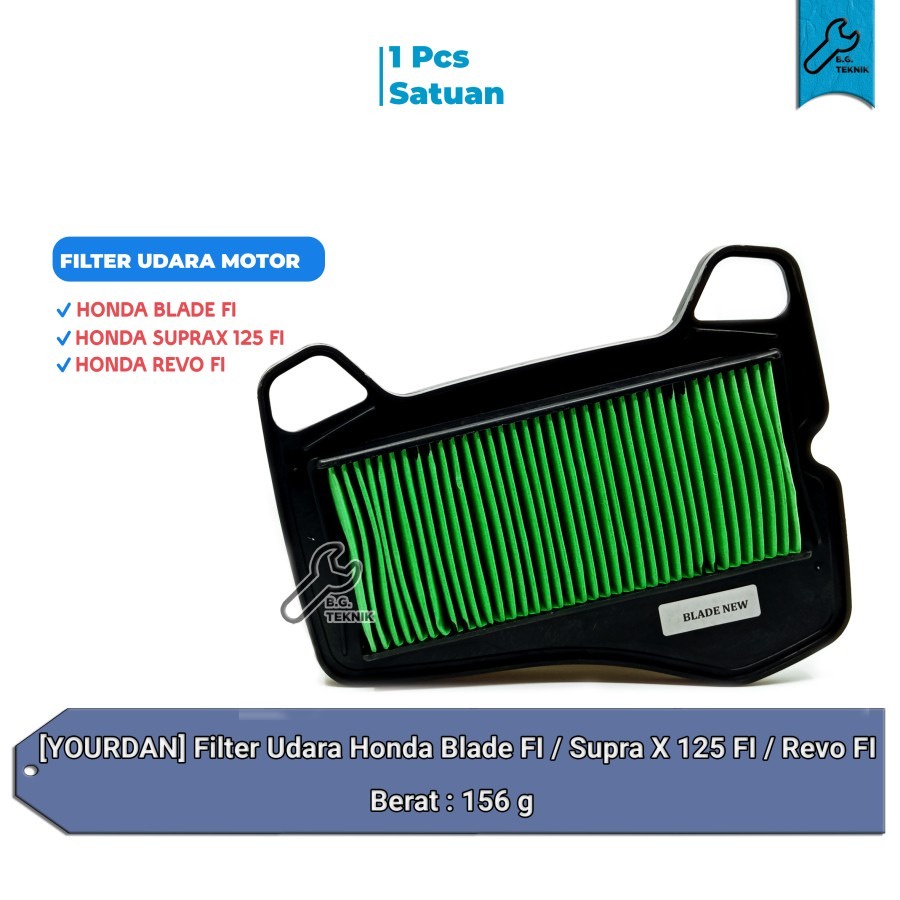 [YOURDAN] Filter Udara Honda Blade FI / Revo Fit / Revo FI / Supra X 125 FI