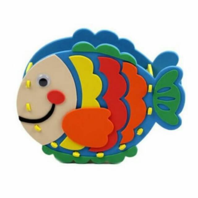 

Pen Holder Sticker 3D EVA Art Craft Prakarya Anak