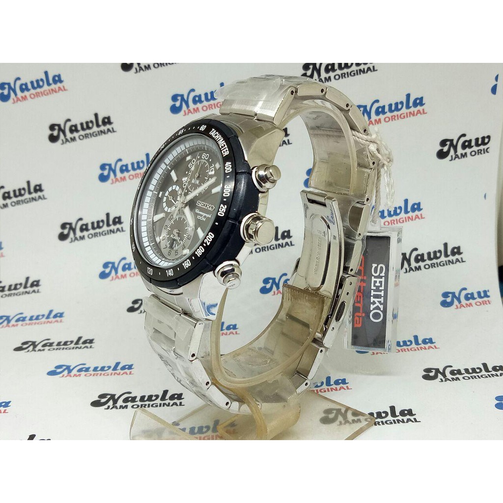 Seiko Criteria SNAC89P1 Quartz Tachymeter-Chrono | Jam Pria SNAC89