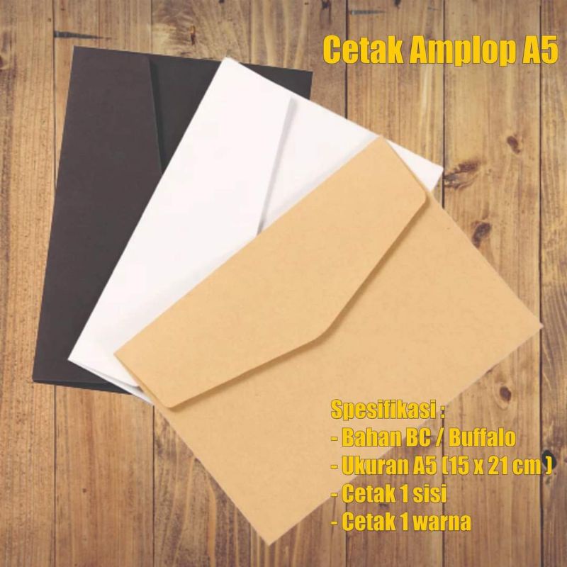 

cetak amplop A5