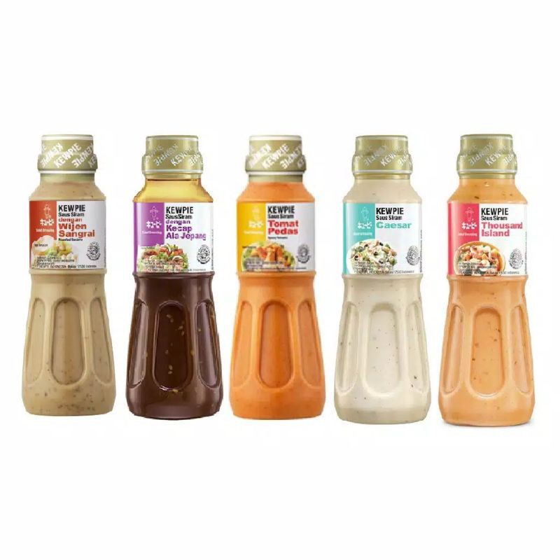 

KEWPIE SALAD DRESSING 200 ML / THOUSAND ISLAND / KECAP ALA JEPANG / CAESAR / WIJEN SANGRAI