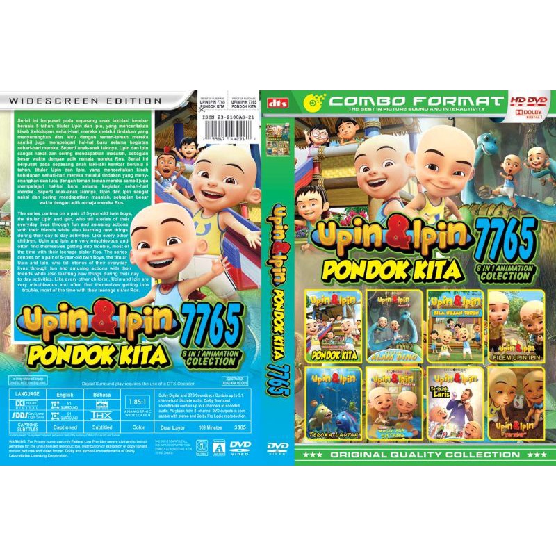 Kaset Film Koleksi Kartun Upin dan Ipin Pondok Kita