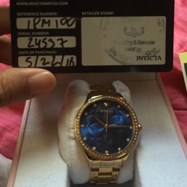 Jam tangan invicta wildflower original second