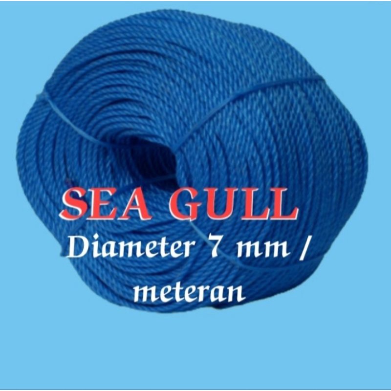 

Tali tampar 7mm meteran SEA GULL, tali plastik, tali tambang, tali jemuran, tali serbaguna