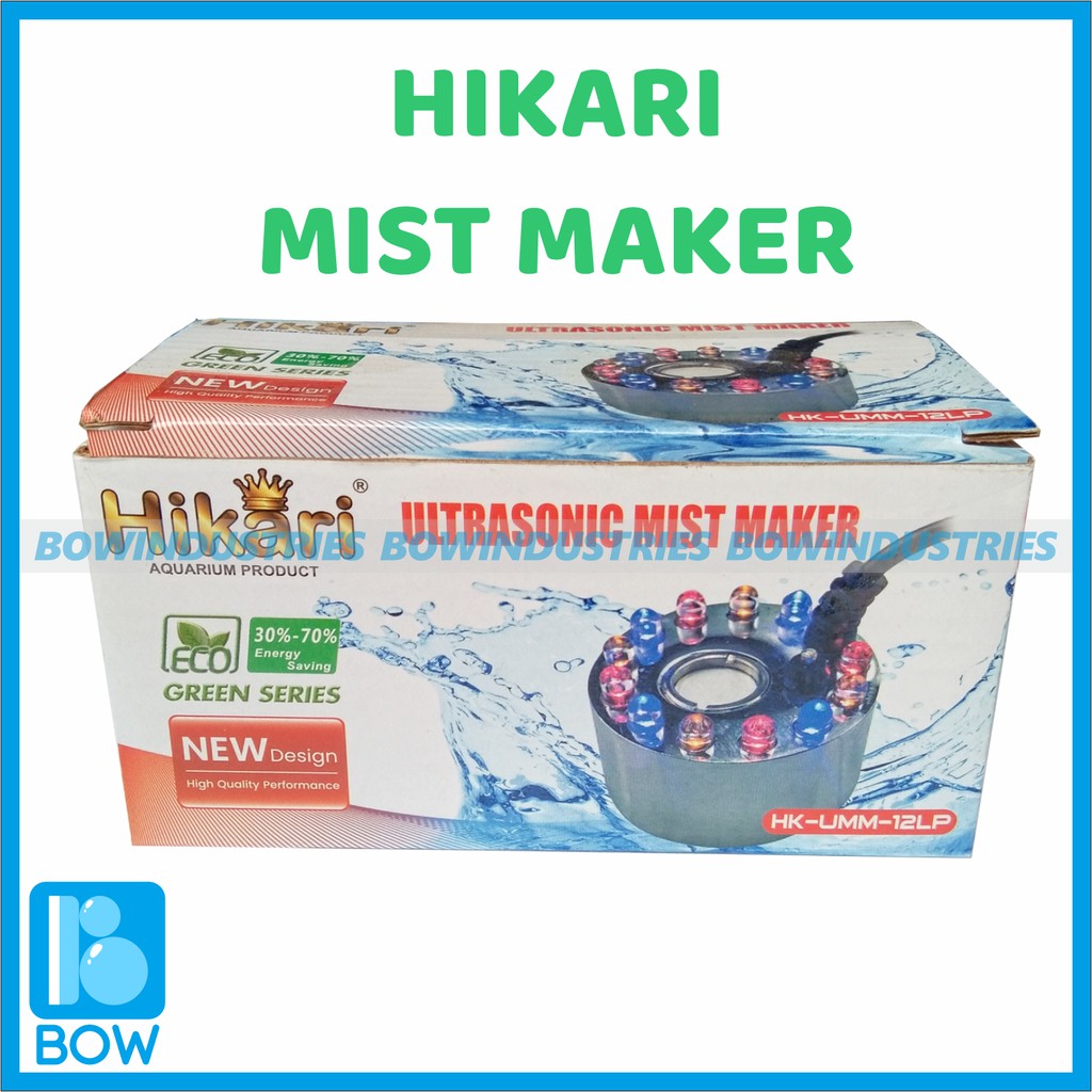 Mist Maker Mesin Pembuat EFEK Kabut HIKARI 12LP Aquarium