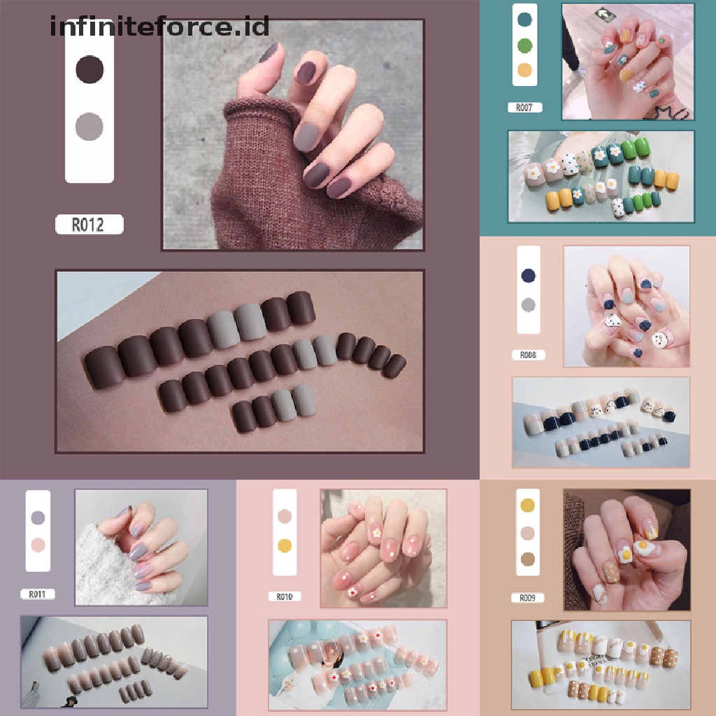 Infiniteforce.id Stiker Kuku Motif Snowflake / Santa Claus Untuk Nail Art