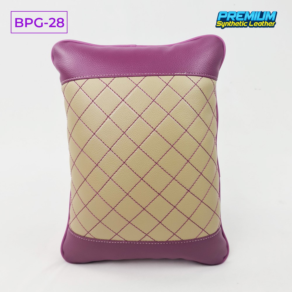 Bantal Mobil / Bantal Pinggang Bahan Kulit Sintetis