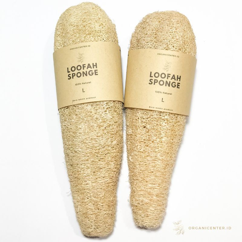 Loofah Sponge L / Spons Gambas Natural Alami / Spons Sabut Cuci Piring / Oyong Kering Zero Waste