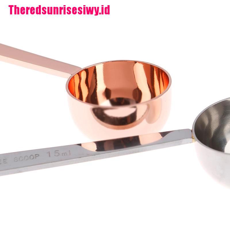 Sendok Ukur Kopi Bahan Stainless Steel Ukuran 15ML Dengan Gagang Panjang