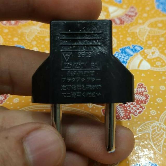 sambungan kepala charger xiaomi gepeng ke bulat over steker adaptor