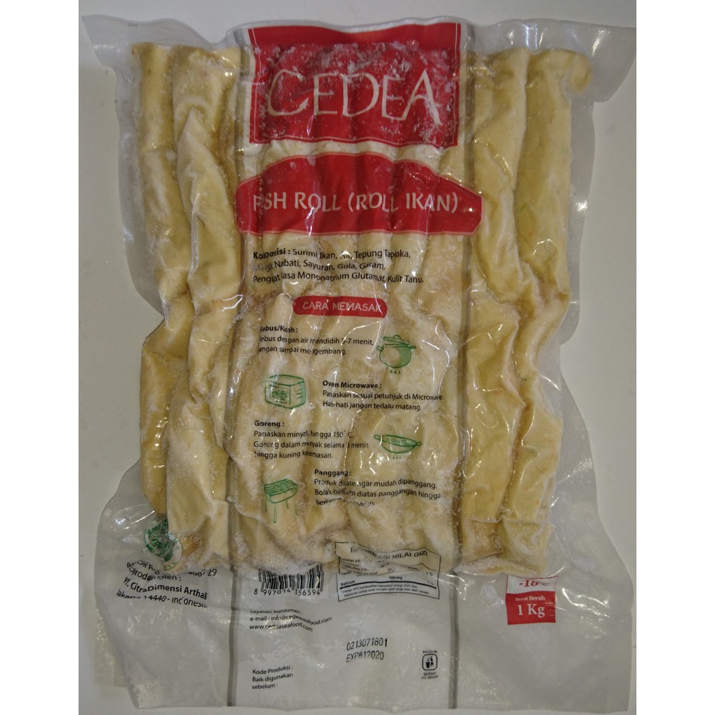 

CEDEA FISH ROLL (ROLL IKAN) 1 KG