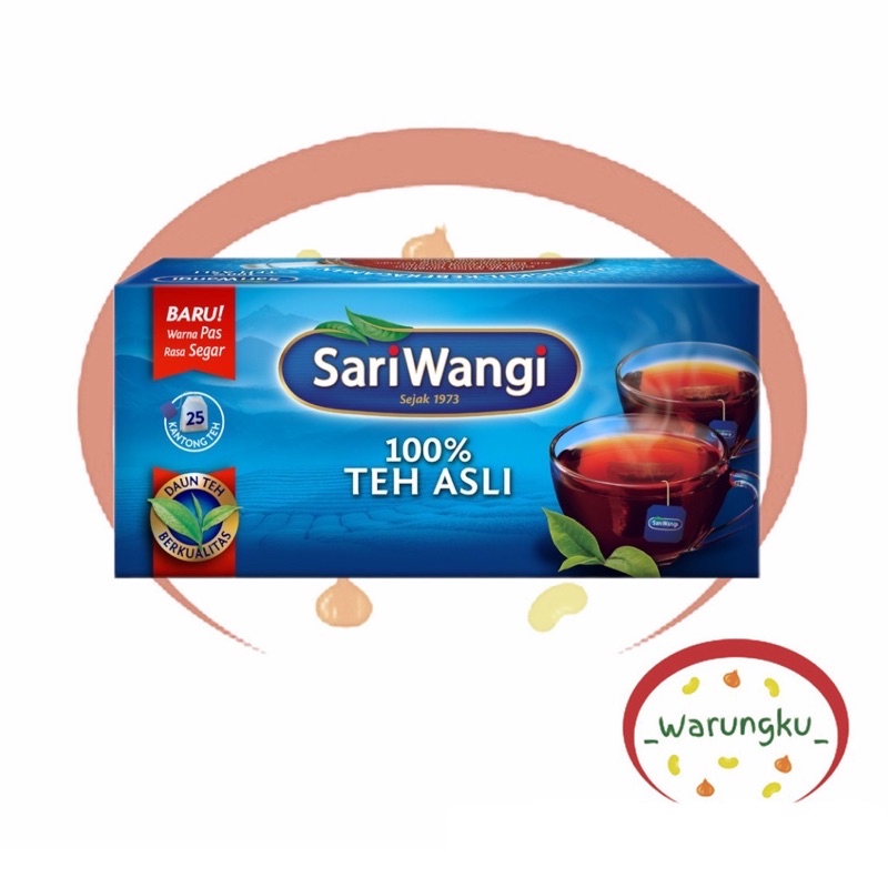 

[BOX] SARIWANGI Teh Celup Asli ISI 25 Sachet