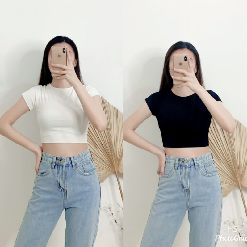 BASIC CROP PENDEK/CROP BASIC/SPANDEK SOFT