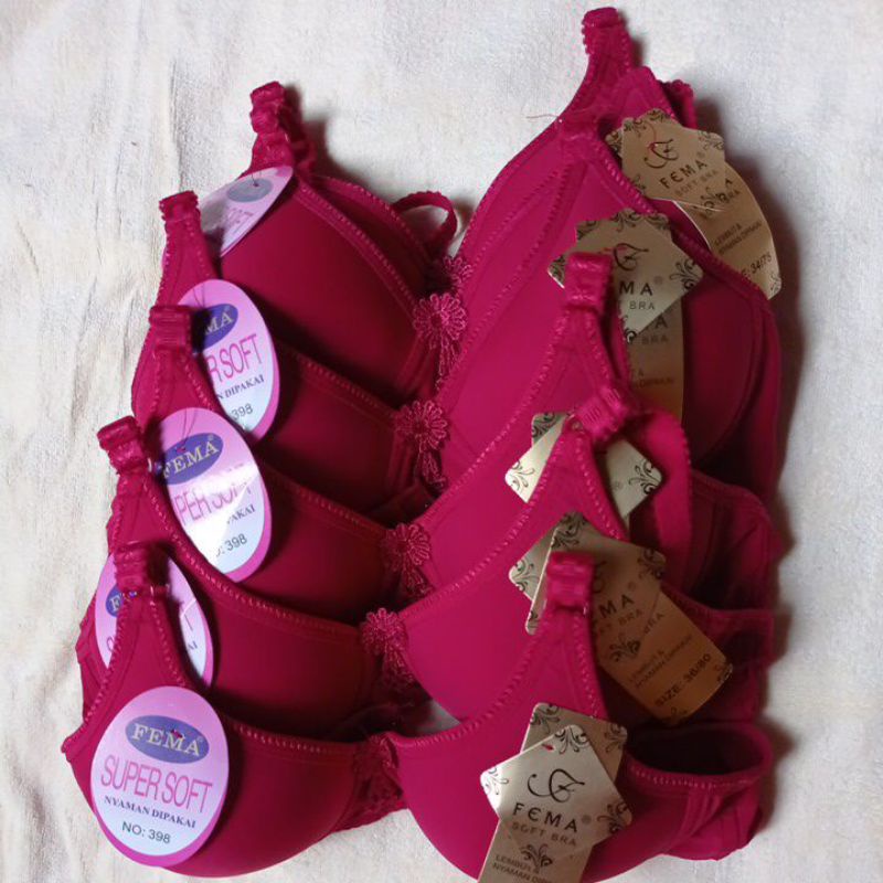 soft bra fema-bra spon murah nyaman dpakai
