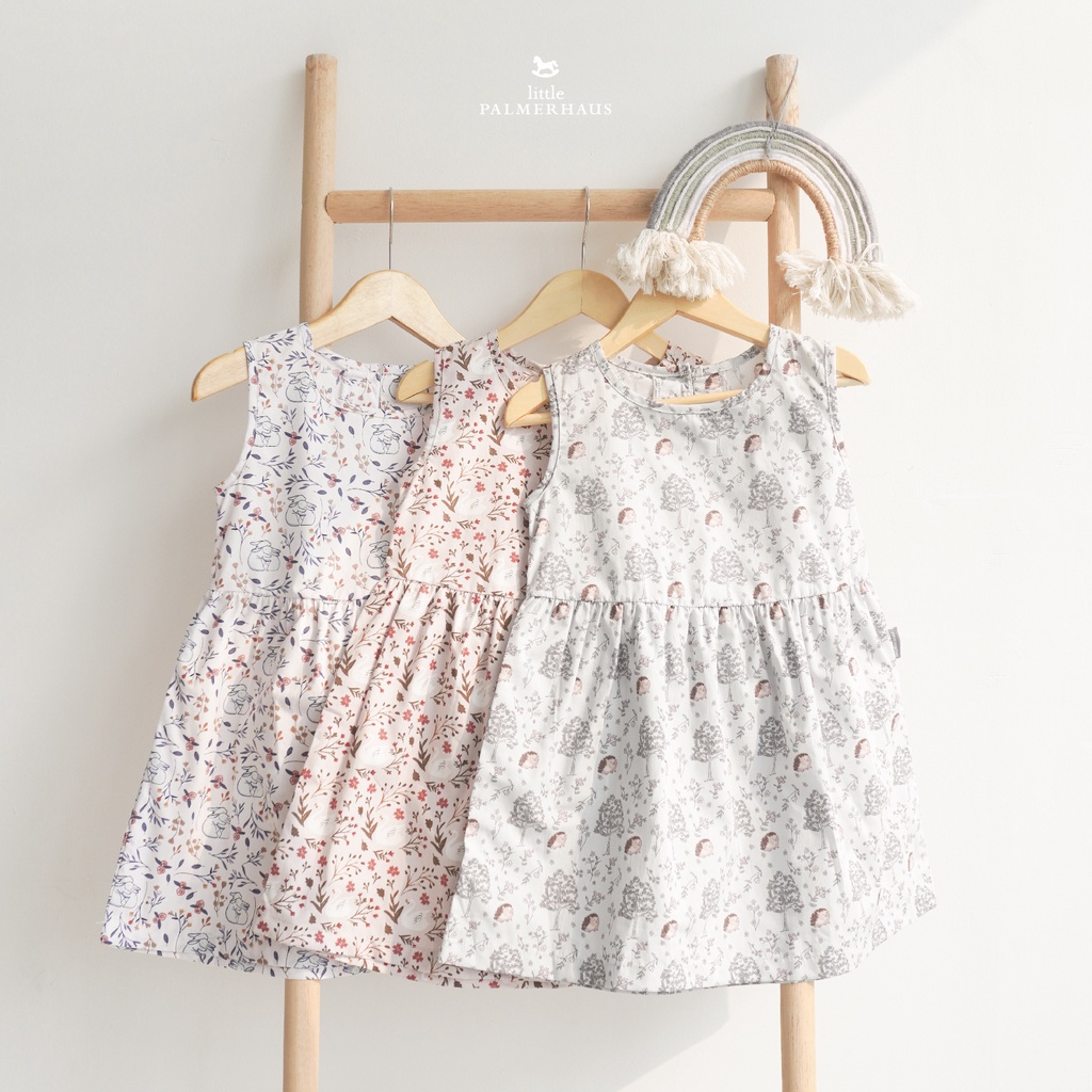 Little Palmerhaus LPH Mapple Dress Anak Perempuan 1-6 Tahun
