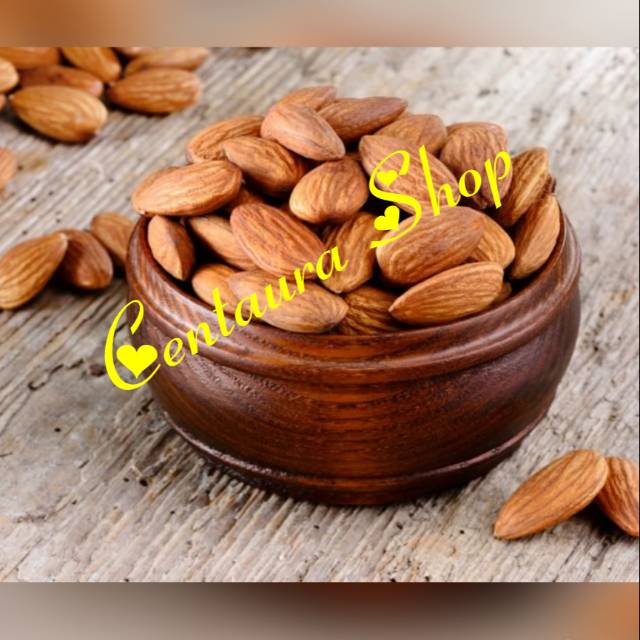 

Kacang Almond Utuh Kwalitas Super Unggul 1000gr