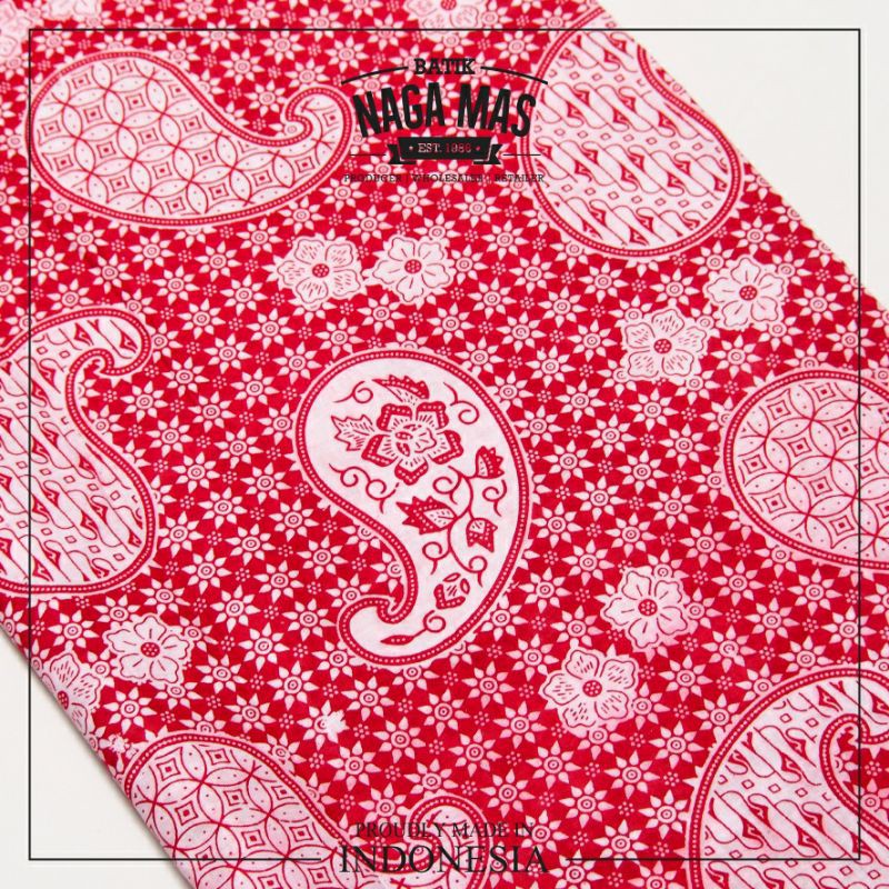 KAIN BATIK EMPEROR SERIES MOTIF CLASSIC BIRU MERAH