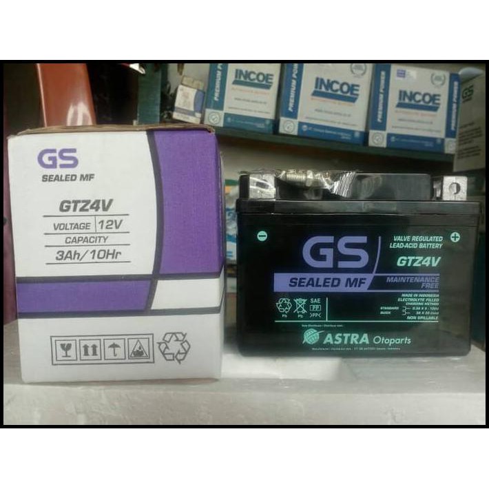 Aki / Accu Gs Astra Gtz4V Mf Terlaris