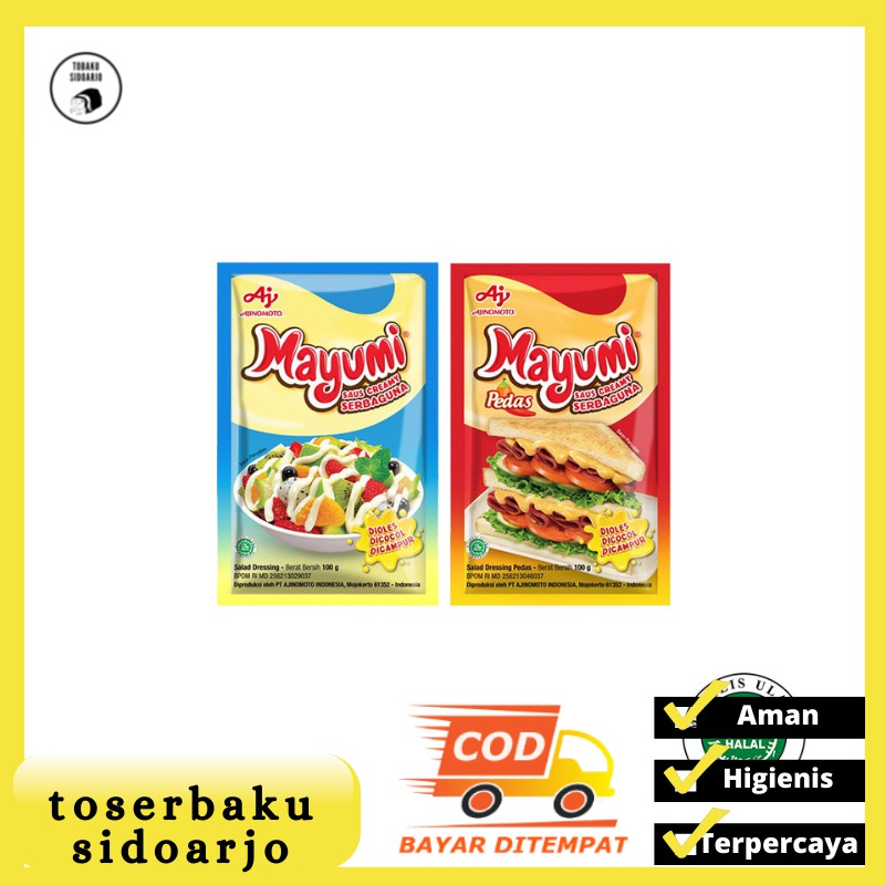 

Mayumi Saus Creamy (Mayonaise) Serbaguna Kemasan Isi 100gr