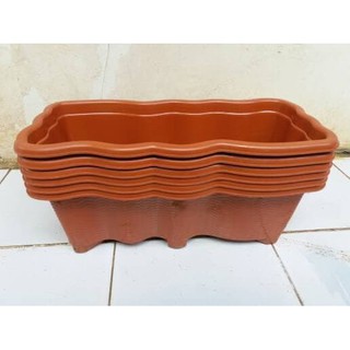  Harga  Promo pot  panjang  motif bergelombang Cokelat Muda 
