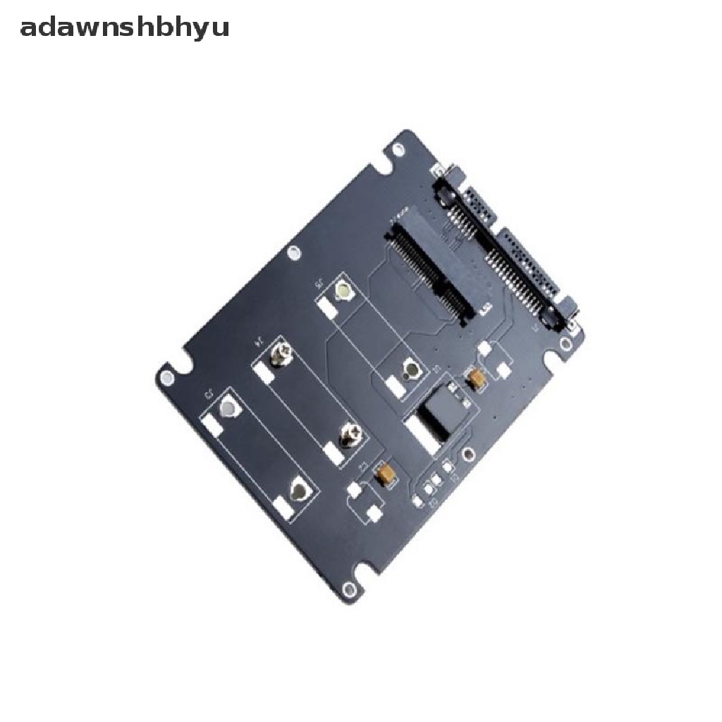 [adawnshbhyu] Konektor Kartu Converter Adapter SSD mSATA Ke 2.5inch SATA 3dengan Casing 2.5inch